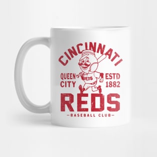 Cincinnati Reds Retro 1 by Buck Tee Mug